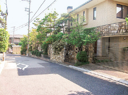 良好な環境の住宅地